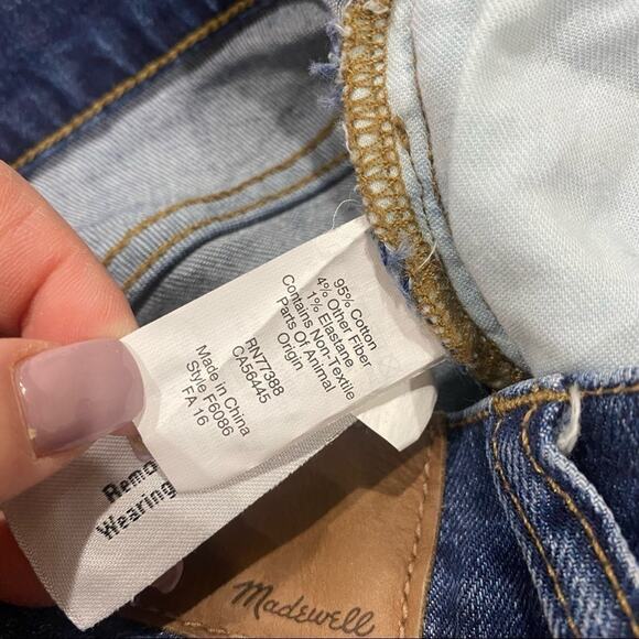 Madewell Cruiser Straight Jeans in Lana Wash Size 24 - Picture 9 of 10